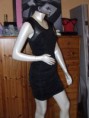 robe noire moulante et sexy taille S/M à 7 euros